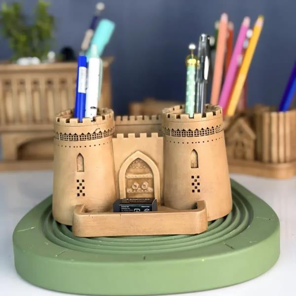 قالب سیلیکونی نظم‌دهنده رومیزی طرح ارگ بم