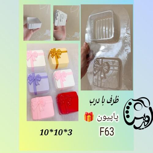 قالب طلقی باکس درب دار مربعی F63